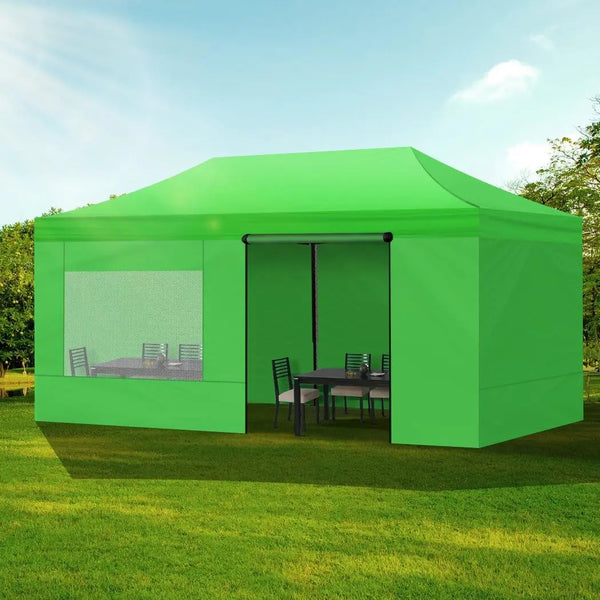 Mountview Gazebo Tent 3x6 Marquee Gazebos Mesh Side Wall Outdoor Camping Canopy Deals499