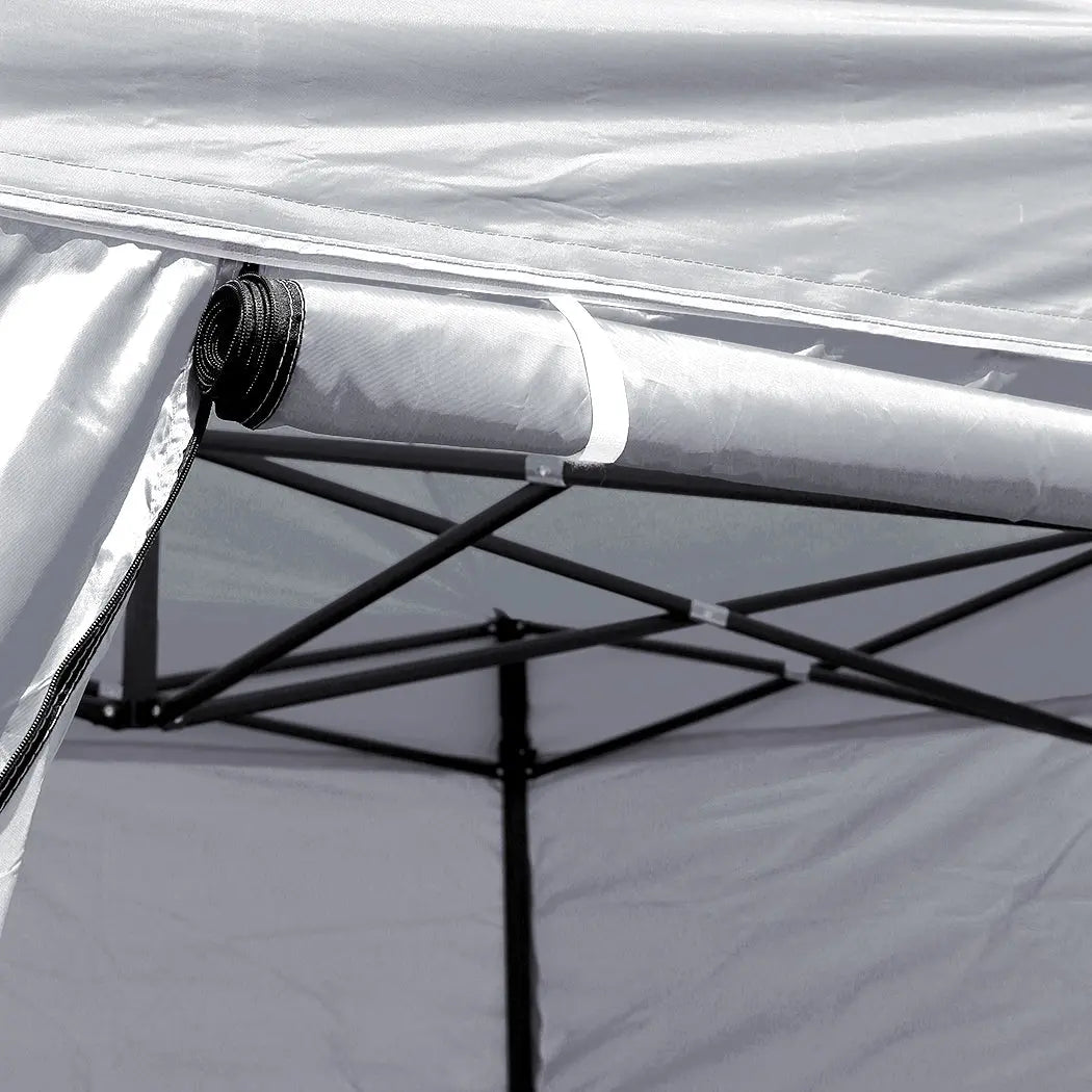 Mountview Gazebo TentOutdoor Marquee Gazebos 3x3 Camping Canopy Mesh Side Wall Deals499