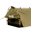Mountview King Single Swag Camping Swags Canvas Dome Tent Free Standing Khaki Deals499