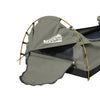 Mountview King Single Swag Camping Swags Canvas Dome Tent Hiking Mattress Grey Deals499