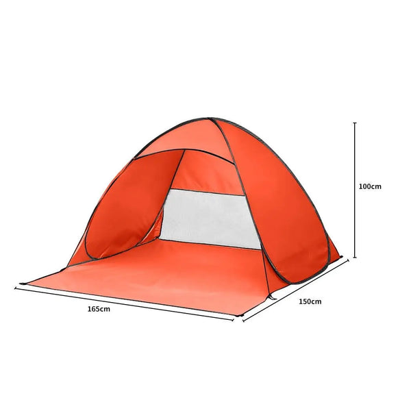 Mountview Pop Up Beach Tent Caming Portable Shelter Shade 4 Person Tents Fish Deals499