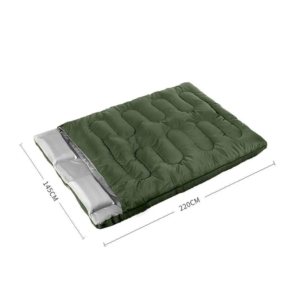 Mountview Sleeping Bag Double Bags Outdoor Camping Thermal -10? Hiking Tent Deals499