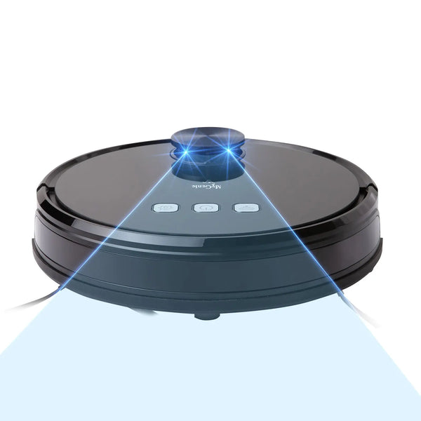 MyGenie Laser Smart Pro IQ 360 Robot Vacuum Cleaner Black WIFI Remote Control Deals499