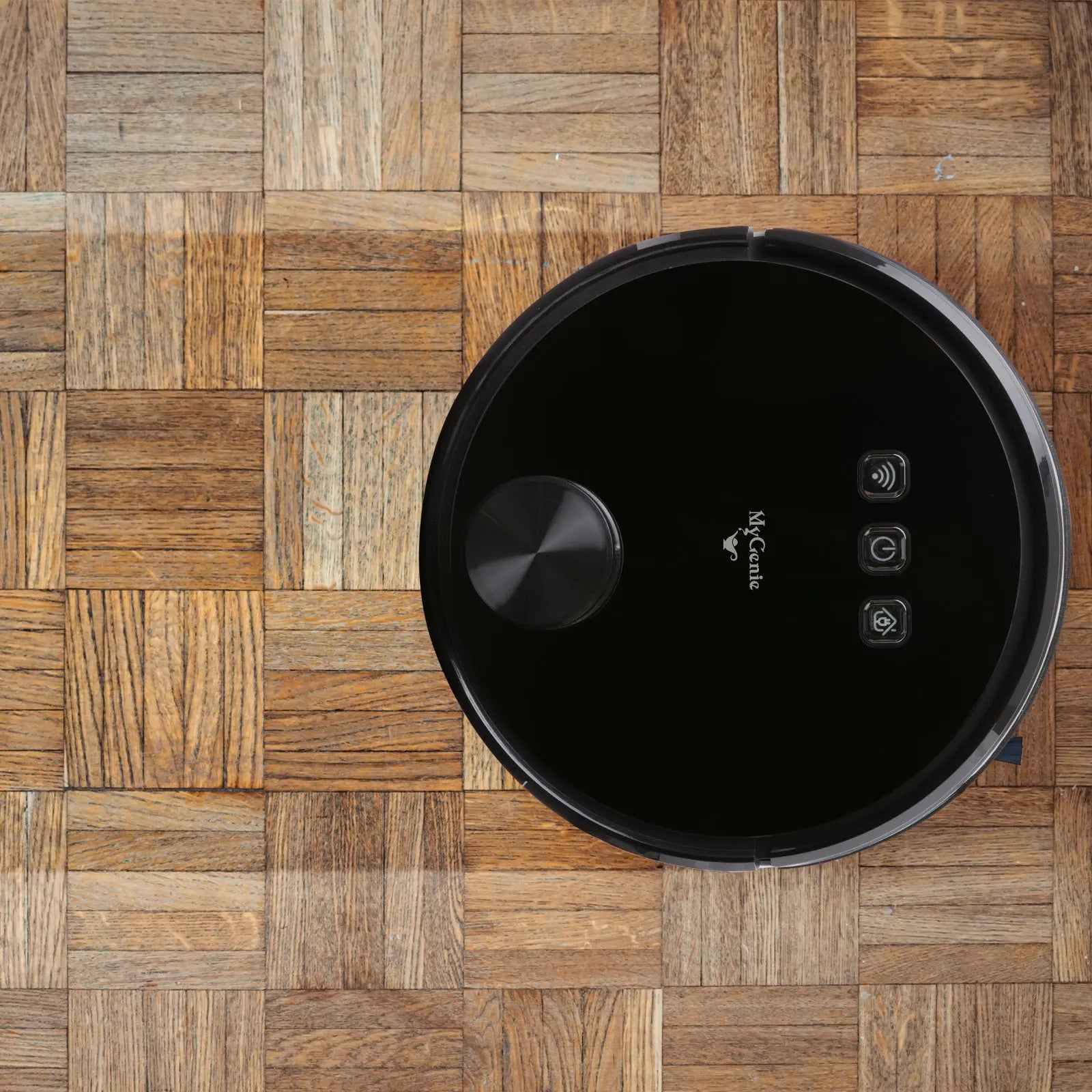 MyGenie Laser Smart Pro IQ 360 Robot Vacuum Cleaner Black WIFI Remote Control Deals499