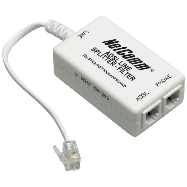 Netcomm EM1550 ADSL2+ In line Splitter (LS) NETCOMM