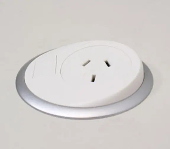 OE Elsafe: Pixel 1 x GPO / 2 x Data Coupler with 800mm Lead and J Coupler (White/Silver) Deals499