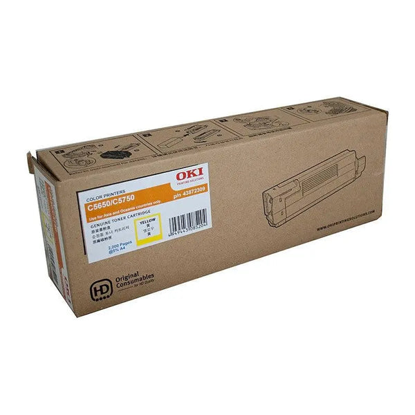 OKI C5650 Yellow Toner OKI