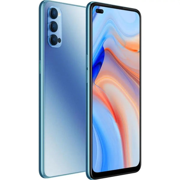 OPPO Reno4 5G 128GB Galactic Blue- 6.4' Diagonal Display, Snapdragonâ„¢ 765G, RAM 8GB, Dual Front Lenses, Fast Charge support, 4000mAh battery OPPO