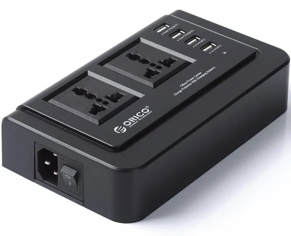 ORICO 2 AC Outlets and 4 USB Travel Prower Board - Black (OPC-2A4U) ORICO