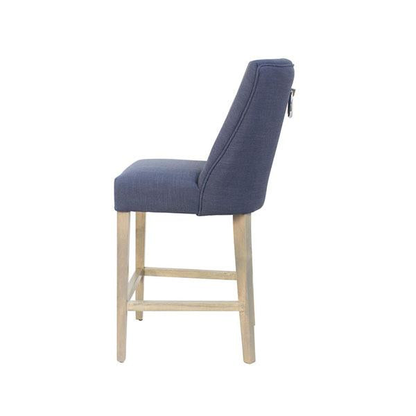 Ophelia Barstool Navy Blue Amethyst Hera