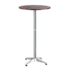 Outdoor Bar Table Furniture Wooden Cafe Table Aluminium Adjustable Round Gardeon Deals499