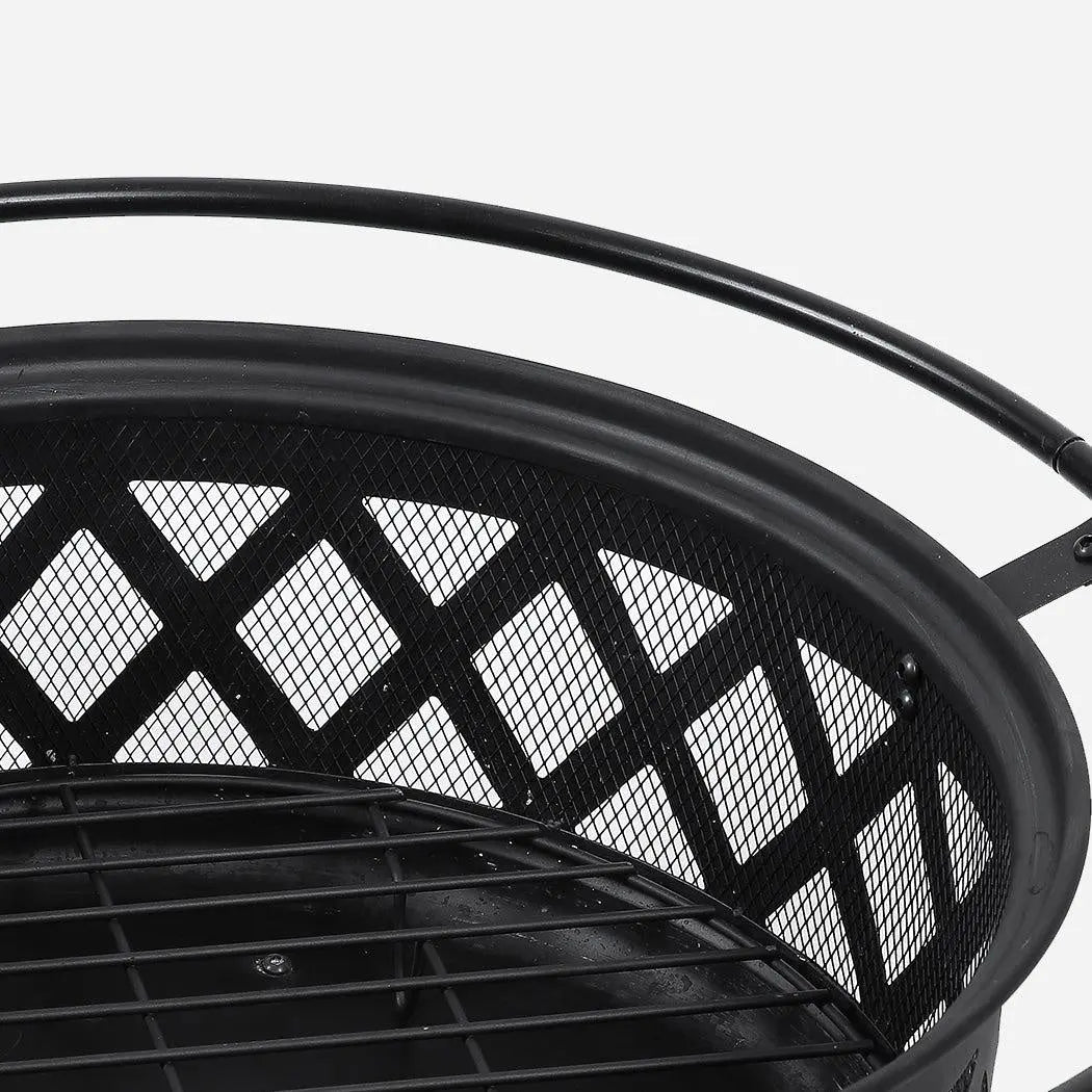 Outdoor Fire Pit BBQ Portable Camping Fireplace Heater Patio Garden Grill Deals499