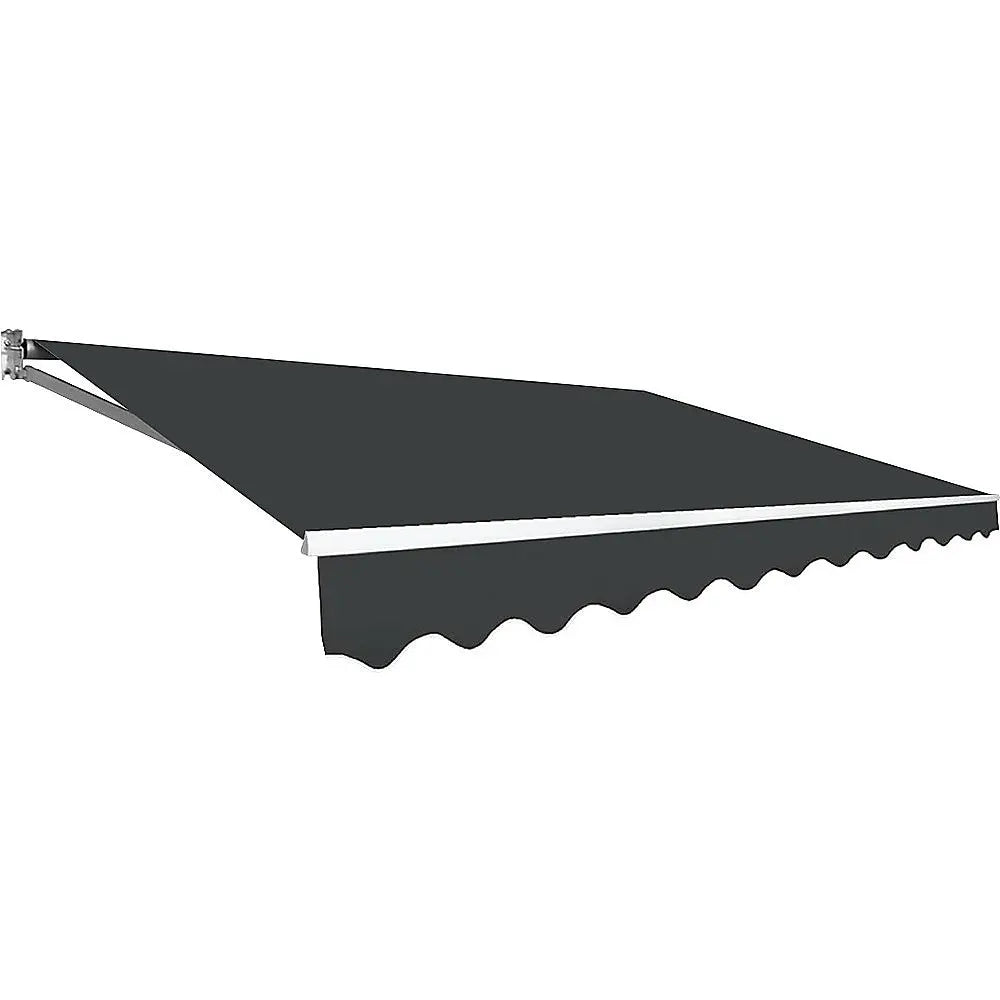 Outdoor Folding Arm Awning Retractable Sunshade Canopy Grey 4.0m x 2.5m Deals499