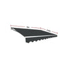 Outdoor Folding Arm Awning Retractable Sunshade Canopy Grey 4.0m x 2.5m Deals499