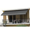 Outdoor Folding Arm Awning Retractable Sunshade Canopy Grey 4.0m x 2.5m Deals499