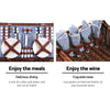 Alfresco 4 Person Picnic Basket Handle Baskets Outdoor Insulated Blanket Deals499