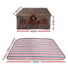 Alfresco 4 Person Picnic Basket Baskets Deluxe Outdoor Corporate Gift Blanket Deals499