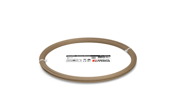 PLA Filament FormFortura MetalFil - Ancient Bronze available in Natural - 3D Printer Filament FORMFUTURA