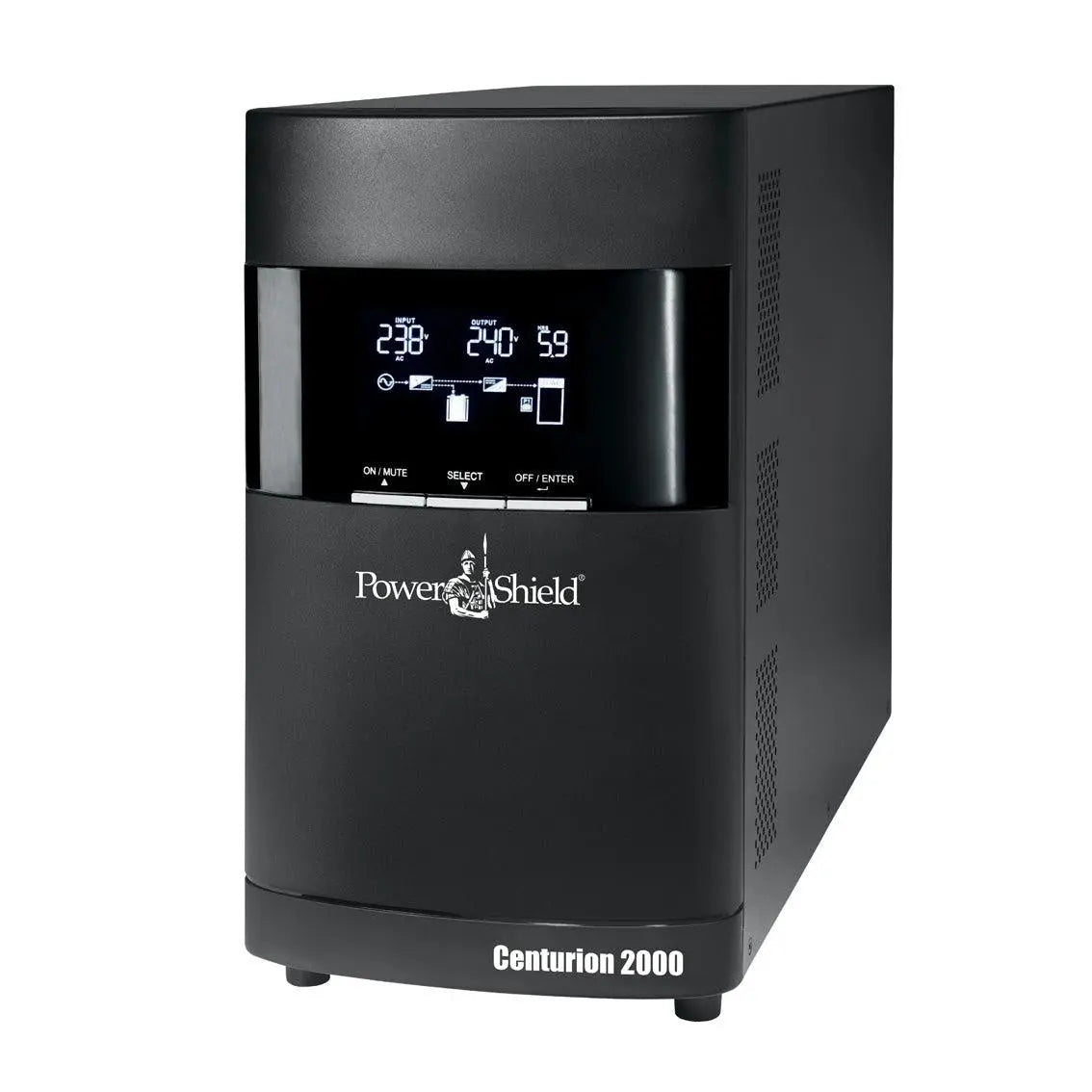 POWERSHIELD Centurion 2000VA True On-Line Tower UPS Tower POWERSHIELD