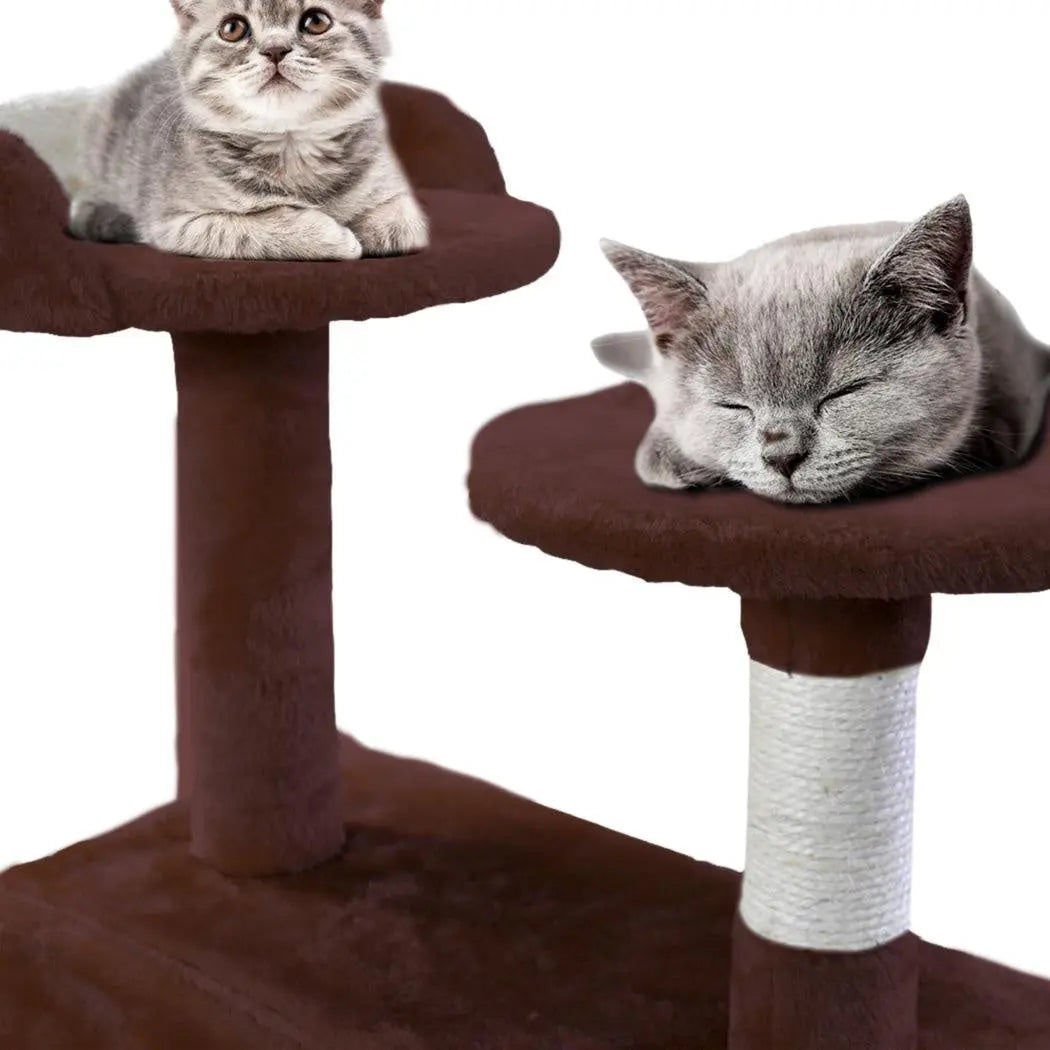 PaWz 1.3M Cat Scratching Post Tree Gym House Condo Furniture Scratcher Tower Deals499