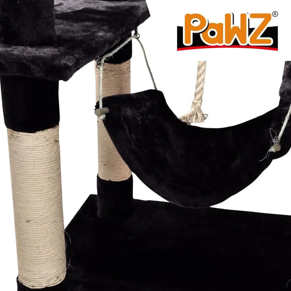 PaWz 1.83M Cat Scratching Post Tree House Condo Furniture Scratcher Dark Brown Deals499