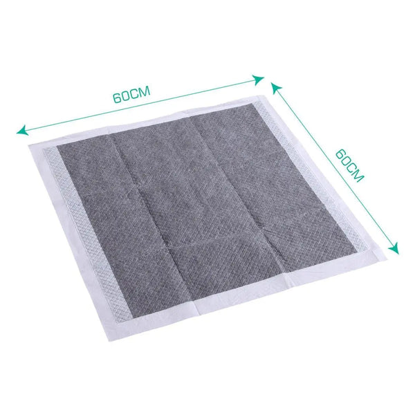 PaWz 100 Pcs 60x60cm Charcoal Pet Puppy Dog Toilet Training Pads Ultra Absorbent Deals499