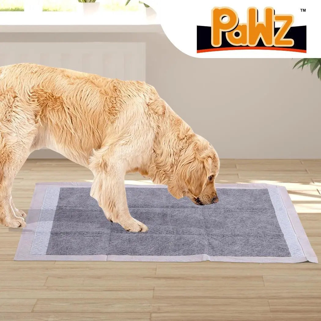 PaWz 100 Pcs 60x60cm Charcoal Pet Puppy Dog Toilet Training Pads Ultra Absorbent Deals499
