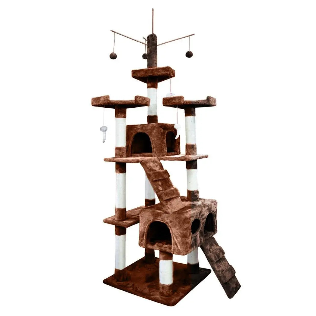 PaWz 2.1M Cat Scratching Post Tree Gym House Condo Furniture Scratcher Tower Deals499