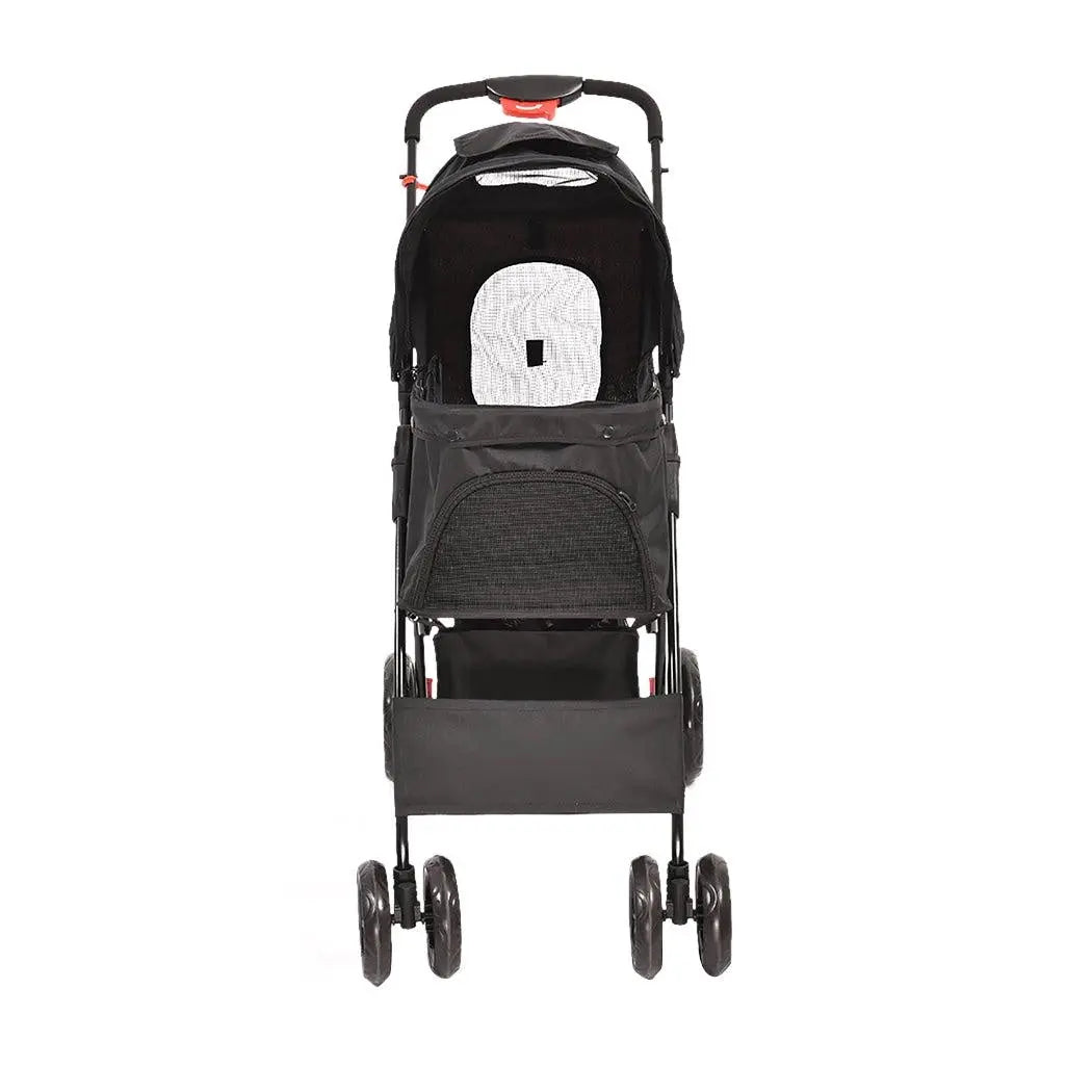 PaWz 4 Wheels Pet Stroller Dog Cat Cage Puppy Pushchair Travel Walk Carrier Pram Deals499
