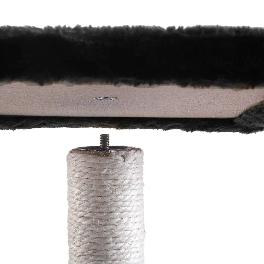 PaWz Cat Scratching Post Tree 0.6M Gym Home Condo Furniture Scratcher Pole Black Deals499