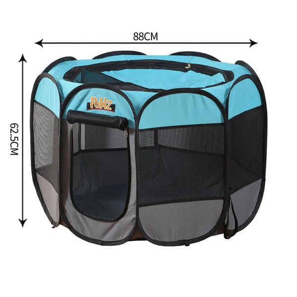 PaWz Dog Playpen Pet Play Pens Foldable Panel Tent Cage Portable Puppy Crate 36" Deals499