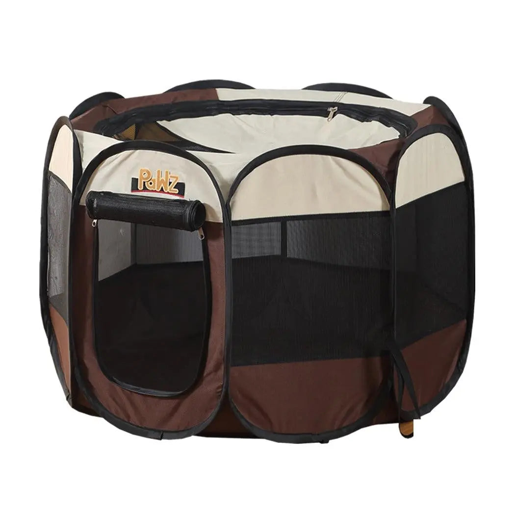 PaWz Dog Playpen Pet Play Pens Foldable Panel Tent Cage Portable Puppy Crate 52