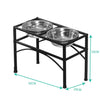 PaWz Dual Elevated Raised Pet Dog Puppy Feeder Bowl Stainless Steel Food Water Stand Deals499