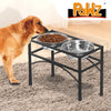 PaWz Dual Elevated Raised Pet Dog Puppy Feeder Bowl Stainless Steel Food Water Stand Deals499