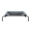 PaWz Heavy Duty Pet Bed Bolster Trampoline Dog Puppy Cat Hammock Mesh M Grey Deals499