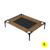 PaWz Heavy Duty Pet Bed Trampoline Dog Puppy Cat Hammock Mesh Canvas S Tan Deals499