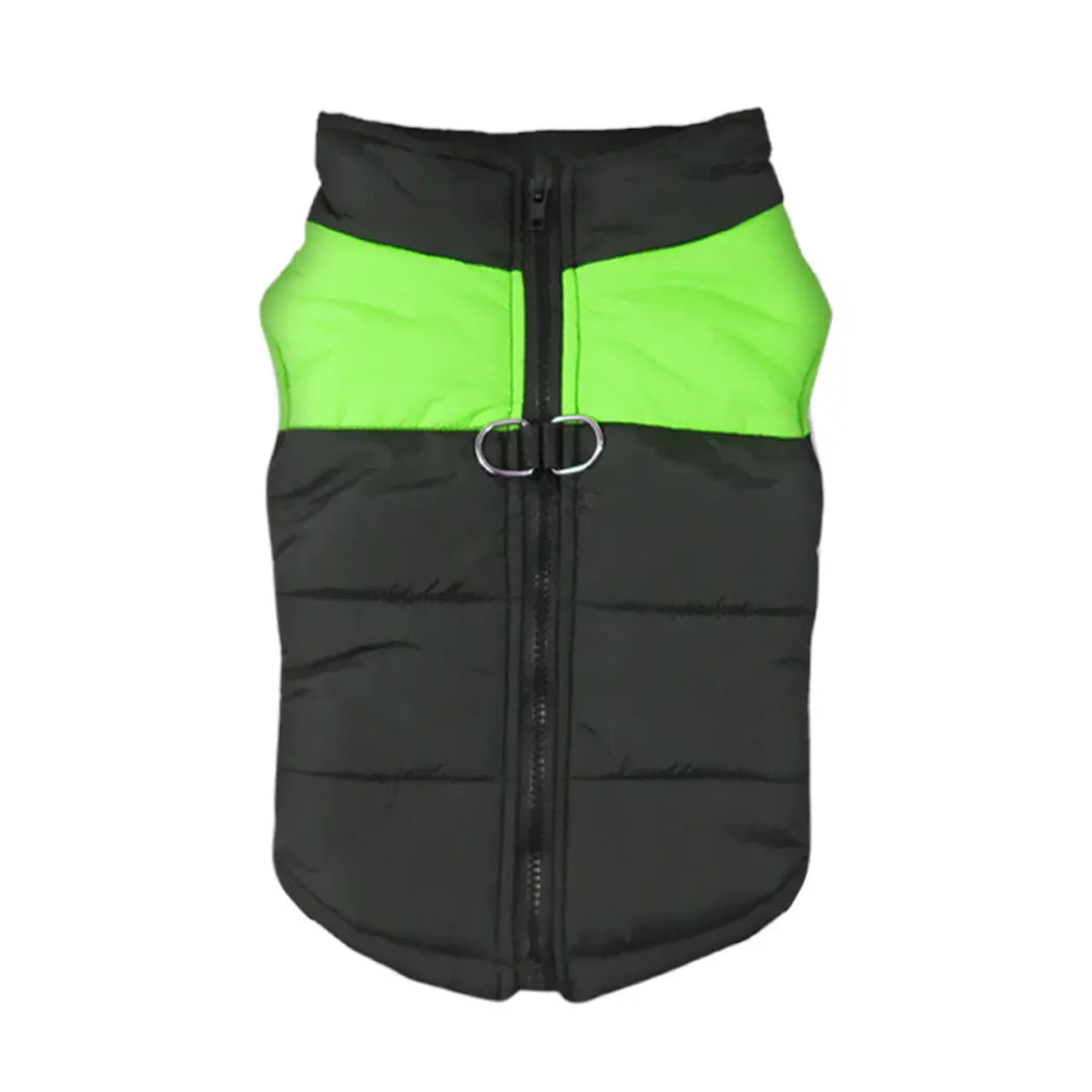 PaWz PaWz Dog Winter Jacket Padded Pet Clothes Windbreaker Vest Coat L Green Deals499