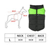 PaWz PaWz Dog Winter Jacket Padded Pet Clothes Windbreaker Vest Coat L Green Deals499