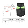 PaWz PaWz Dog Winter Jacket Padded Pet Clothes Windbreaker Vest Coat M Green Deals499