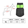 PaWz PaWz Dog Winter Jacket Padded Pet Clothes Windbreaker Vest Coat XL Green Deals499