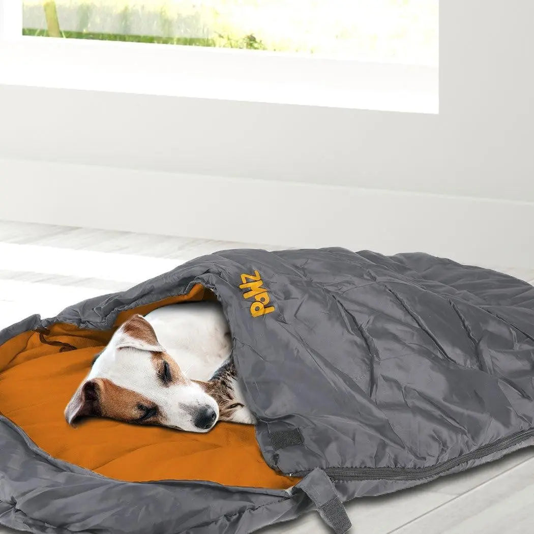 PaWz Pet Bed Dog Beds Sleeping Soft Calming Pillow Mat Small Puppy Bedding Red Deals499