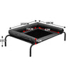 PaWz Pet Bed Heavy Duty Frame Hammock Bolster Trampoline Dog Puppy Mesh L Black Deals499