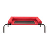 PaWz Pet Bed Heavy Duty Frame Hammock Bolster Trampoline Dog Puppy Mesh L Red Deals499