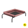 PaWz Pet Bed Heavy Duty Frame Hammock Bolster Trampoline Dog Puppy Mesh XL Coffee Deals499