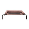 PaWz Pet Bed Heavy Duty Frame Hammock Bolster Trampoline Dog Puppy Mesh XL Coffee Deals499