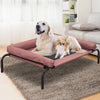 PaWz Pet Bed Heavy Duty Frame Hammock Bolster Trampoline Dog Puppy Mesh XL Coffee Deals499