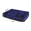 PaWz Pet Bed Mattress Dog Cat Pad Mat Cushion Soft Winter Warm X Large Blue Deals499