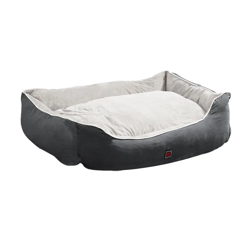 PaWz Pet Bed Mattress Dog Cat Pad Mat Puppy Cushion Soft Warm Washable L Grey Deals499