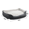 PaWz Pet Bed Mattress Dog Cat Pad Mat Puppy Cushion Soft Warm Washable L Grey Deals499