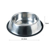 PaWz Pet Bowl Stainless Steel Non Tip Slip Dog Cat Puppy Water Food Feeder Dish Deals499